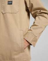 Męska Koszula Materiałowa Lee Box Pocket Overshirt Service Sand L68LQPOY 112117194